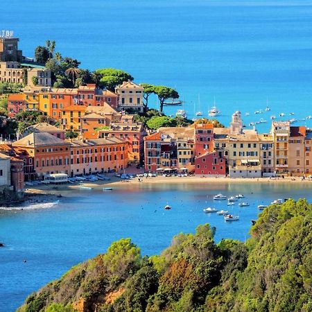 069 - Casa Tramonto, In Centro, 450Metri Da Mare Spiaggia Sestri Levante Bagian luar foto